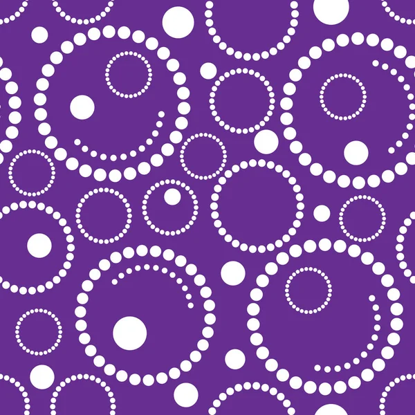 Cercles de fond violet géométrique — Image vectorielle