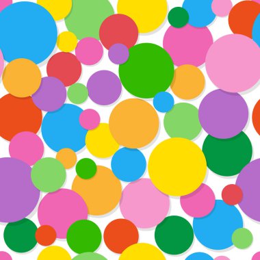 Kesintisiz geometrik desen daireler