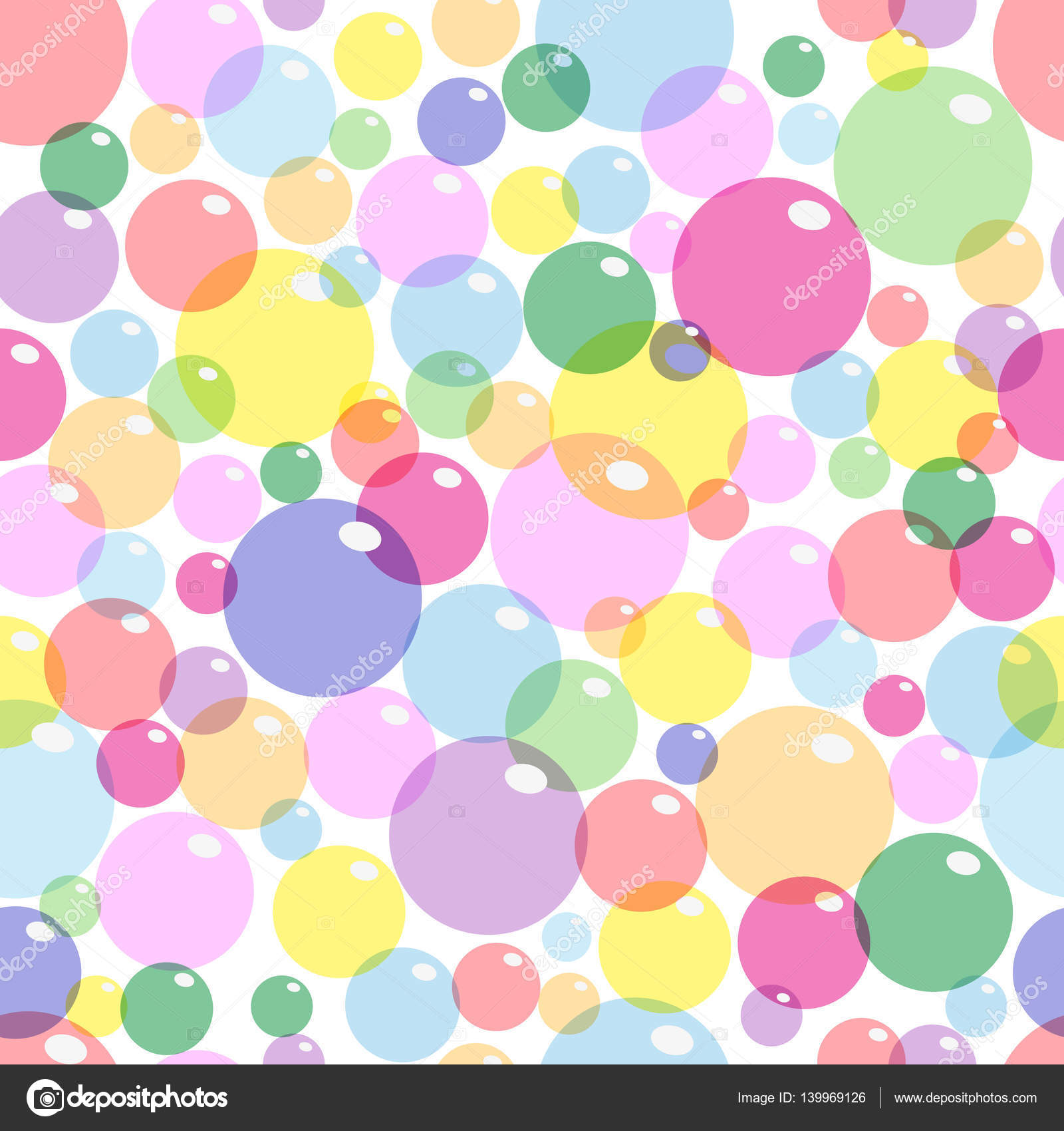 colored bubbles