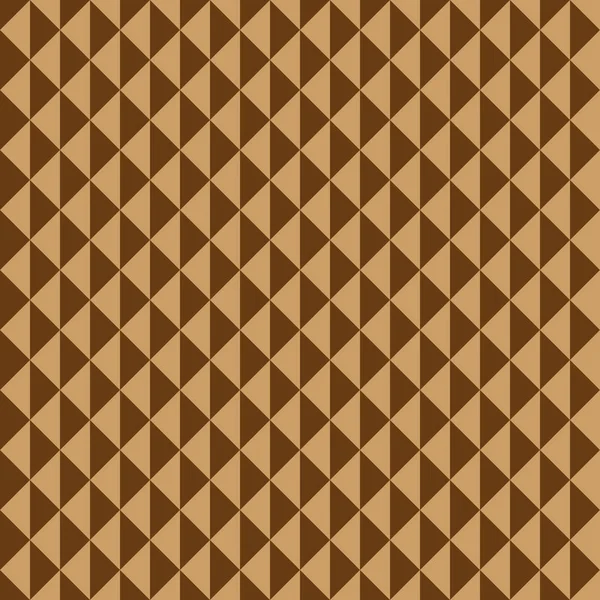 Modèle sans couture triangles marron — Image vectorielle