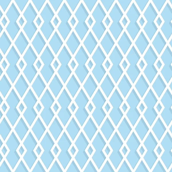 Modèle de losanges sans couture sur un fond bleu — Image vectorielle