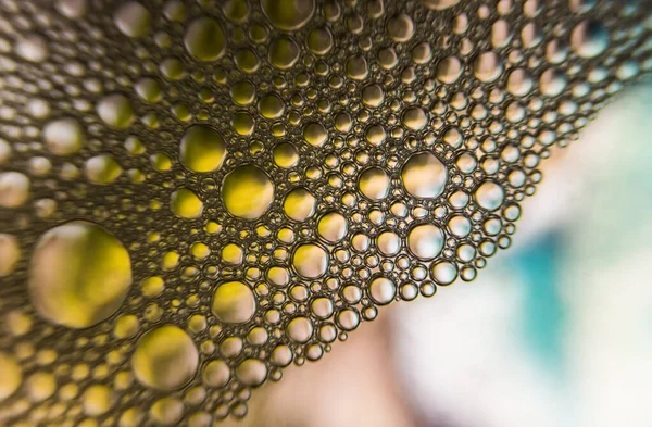 Agua Abstracta Con Burbujas Texturas Frescas Superficie Burbuja Con Increíble — Foto de Stock