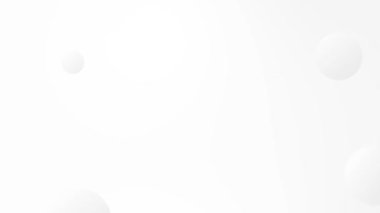 Abstract Corporate White Background with 3d Spheres Elements