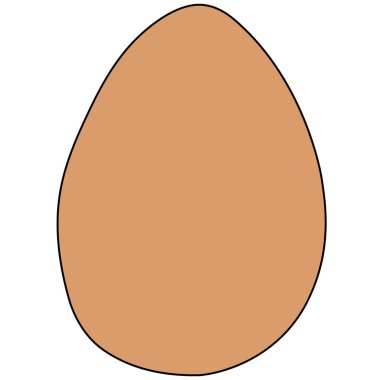 Vektör illüstrasyon - Paskalya yumurtaları. İzole edilmiş. Eps dosyası Paskalya davetiyelerinin, kartların, el işi kağıtlarının, kumaşların, etiketlerin, tekstil ürünlerinin, duvar kağıtlarının, hediye paketlerinin tasarımı için.