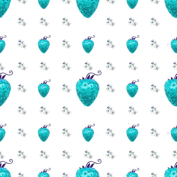 블루 딸기 — 스톡 사진