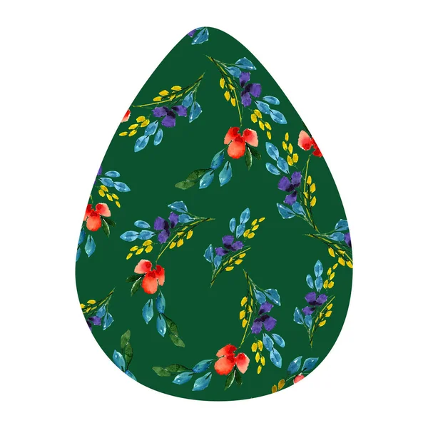 Collection Easter Egg Decorations Designs Cute Colorful Hand Painted Illustrations — Stock Photo, Image