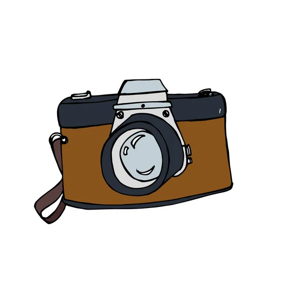 Icône Caméra Isolée Sur Fond Blanc Symbole Caméra Pour Votre — Image vectorielle