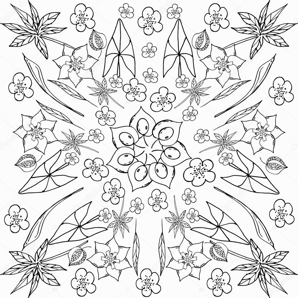 Floral Doodle Pattern In Black And White Zentangle Drawing Flower Carpet In Magic Garden Premium Vector In Adobe Illustrator Ai Ai Format Encapsulated Postscript Eps Eps Format Floral Doodle Pattern In Black And White Zentangle Drawing Flower Carpet In Magic Garden Premium Vector In Adobe Illustrator Ai Ai Format Encapsulated Postscript Eps Eps Format