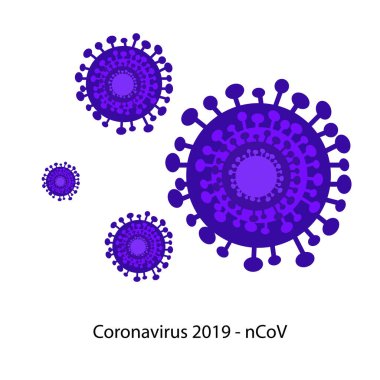 Farklı türde virüsler. Bakteri Biyolojisi Organizmaları Kusursuz Düzen. Çin 'de Coronavirus 2019-ncov. Tıbbi Genetik Bakteriyolojik Mikroorganizma. Düz Vektör İllüstrasyonu