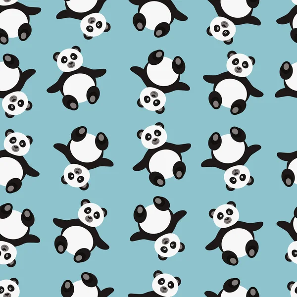 Şirin panda desenli tasarım. Şirin pandaların çocuksu dizaynı. Sevimli pandalarla kusursuz desen