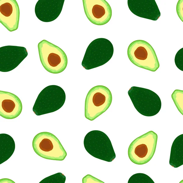 Patrón Aguacate Para Textiles Estampado Diseño Superficies Patrón Frutas Tropicales — Vector de stock