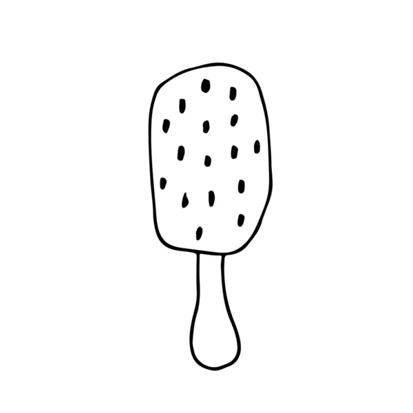 ベクトルにアイスクリームのアイコンをドルします 手描きのアイスクリームアイコンベクトル — ストックベクタ
