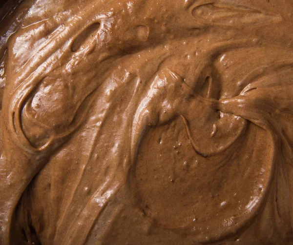 Chocolate texture dough .