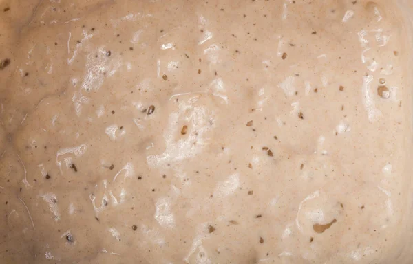 The leaven for bread is active. Startersourdough ( fermented mixture of water and flour to use as leaven for bread baking). The concept of a healthy diet