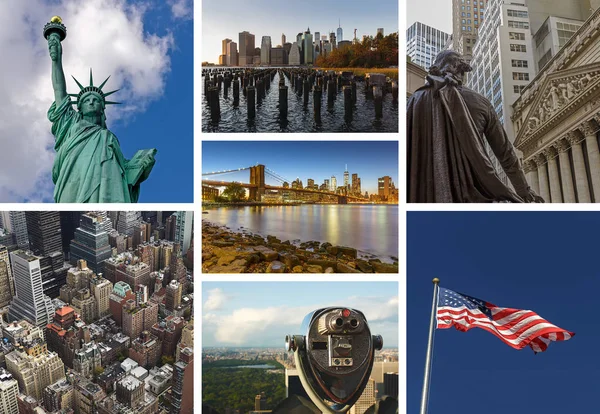 New York City Collage — Stockfoto