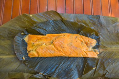 Hallaca, geleneksel Venezuela yemekleri.