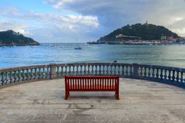 San sebastian sahil görünümü