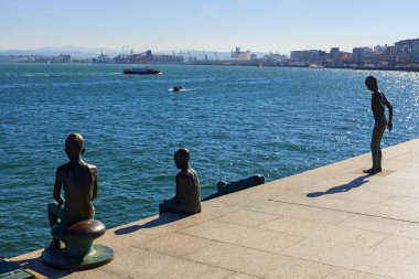 Beachcombers heykel Santander şehir