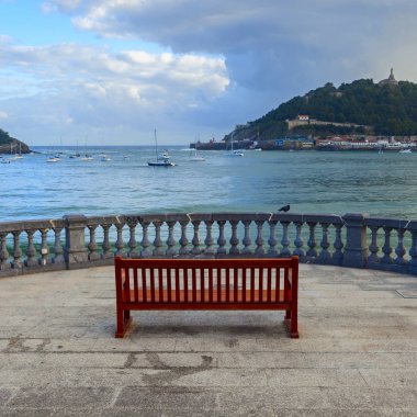 San sebastian sahil görünümü