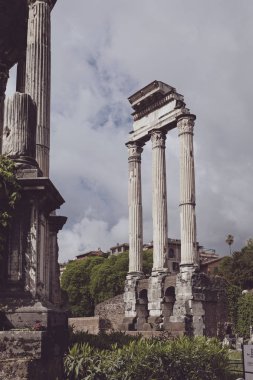 Palatine kalıntıları Roma kenti görünümünde