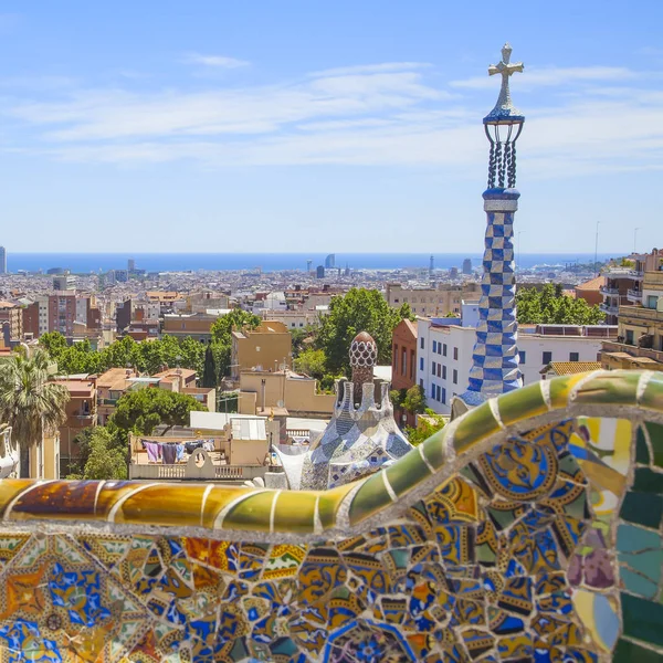 Park Güell in Barcelona — Stockfoto