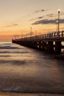 Forte dei marmi pier view günbatımı