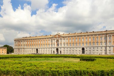 royal palace in the city of caserta clipart