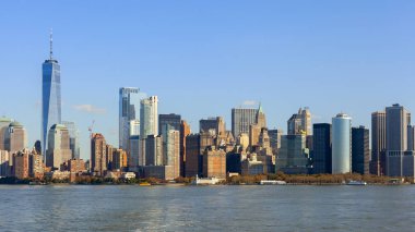 New York şehrinin muhteşem gökdelenleri manzarası