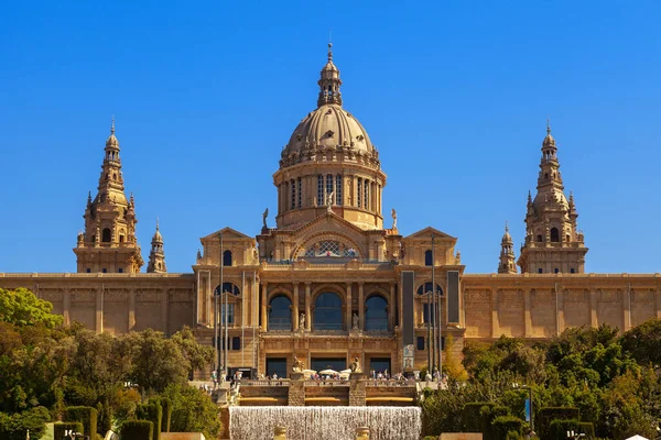 Bellissimo Museo Nazionale Arte Della Catalogna — Foto Stock