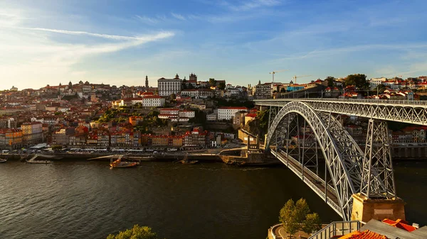 Schöner Porto Blick Auf Den Sonnenuntergang — Stockfoto