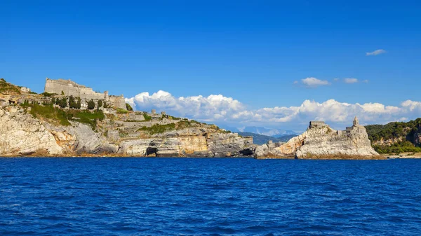 Yazın Muhteşem Portovenere Sahil Manzarası — Stok fotoğraf