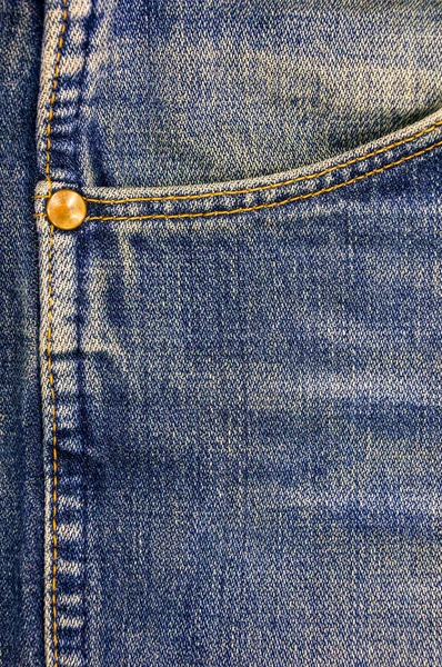 Detal, niebieski Jeans stare dżinsy, denim — Zdjęcie stockowe