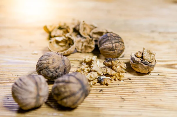 Gesunde Ernährung und Snack Wallnüsse — Stockfoto