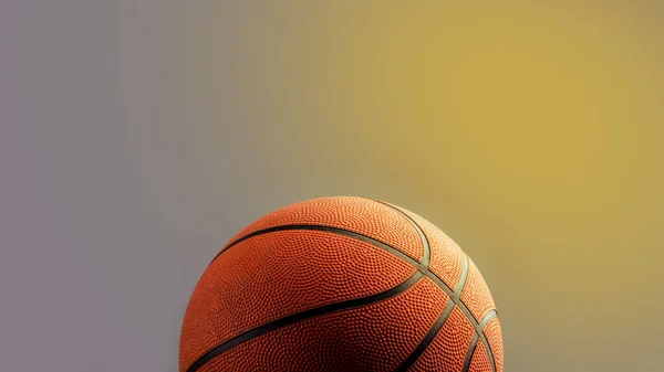 Basketball Isolated Grey Background — Stock Photo, Image