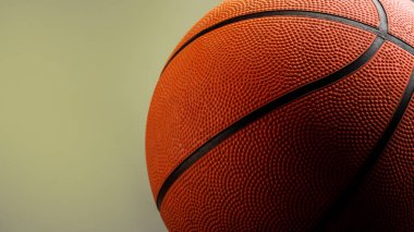 Basketball isolated over grey background