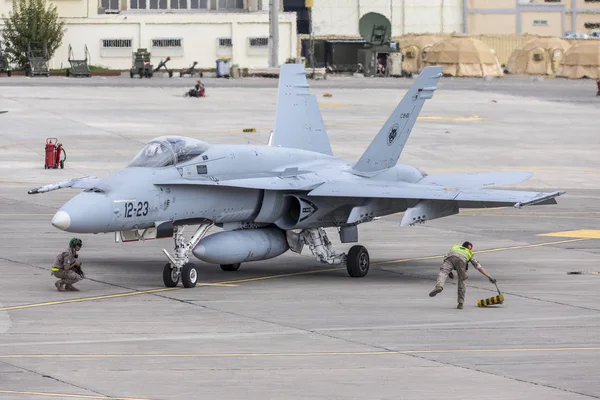 Spaanse luchtmacht Eurofighter Stockfoto