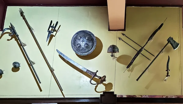 Оружие Века Индии Используется Пенджабе Музее Музей Основанный 1999 Году — стоковое фото