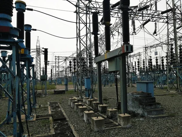 Punjab India 2020 Alto Voltaje Subcentral Eléctrica —  Fotos de Stock