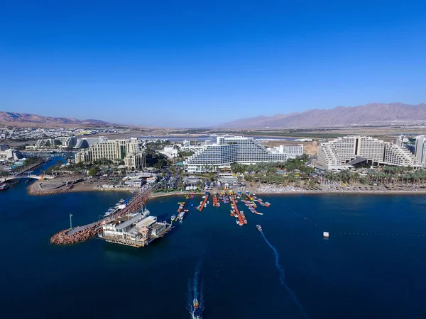 Eilat Israel Aerial Image Red Sea — Stockfoto