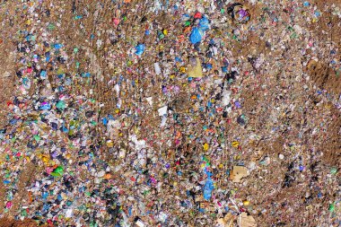 Aerial image of a Municipal Landfill ground.