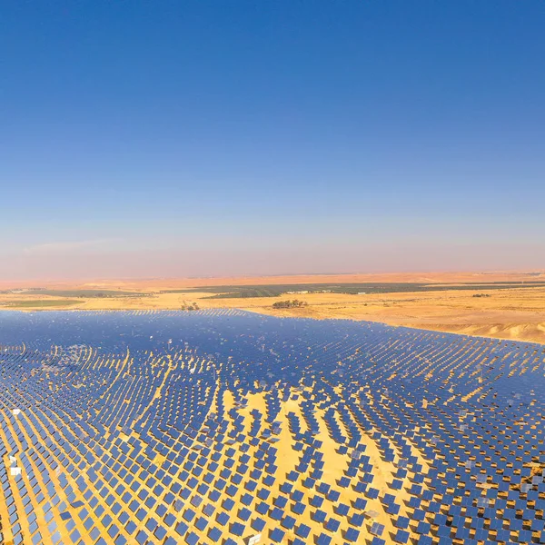 View Solar Panels Desert — Foto de Stock