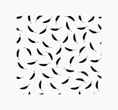 Hafif arkaplanda tüyleri olan kusursuz desenlerin vektör illüstrasyonuName.