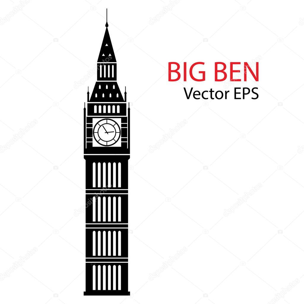 Vector: big ben londres | Vector ilustración de la torre ... Vector: big ben londres | Vector ilustración de la torre ...