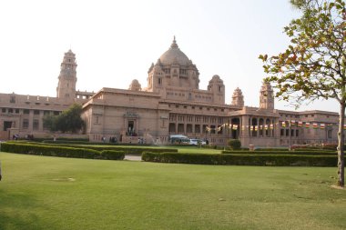 Rajasthan 'ın ünlü Umaid Mahal' inin manzarası
