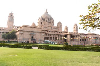 Rajasthan 'ın ünlü Umaid Mahal' inin manzarası