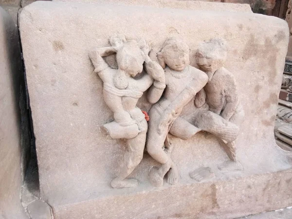 Escultura Antiga Feita Templo Osia Rajasthan — Fotografia de Stock