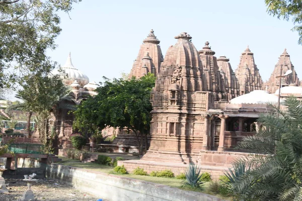 Forntida Mausoleum Mandor Garden Jodhpur Rajasthan — Stockfoto