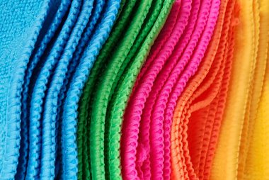 Pile of Multicolored Cloths clipart