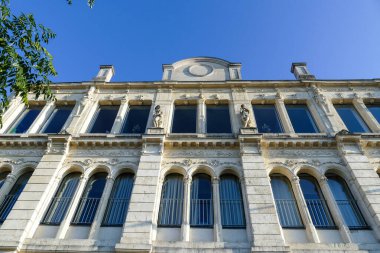 Bordeaux, Fransa, 25 Ekim 2015: Eski Alcazar Tiyatrosu (1861), Maurice Chevalier ve diğerlerinin sunumlarıyla çok popülerdi..