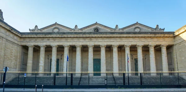Бордо Франция Сентября 2015 Вход Главный Суд Бордо Дворец Правосудия — стоковое фото